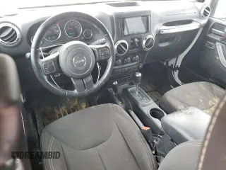 2018 Jeep Wrangler JK Unlimited Sahara with VIN 1C4HJWEG7JL928008, listed as a Copart auction lot 73210964 with 132,068 mi miles and Salvage Title. Bid and sale history available at carsss.com. Image 8.