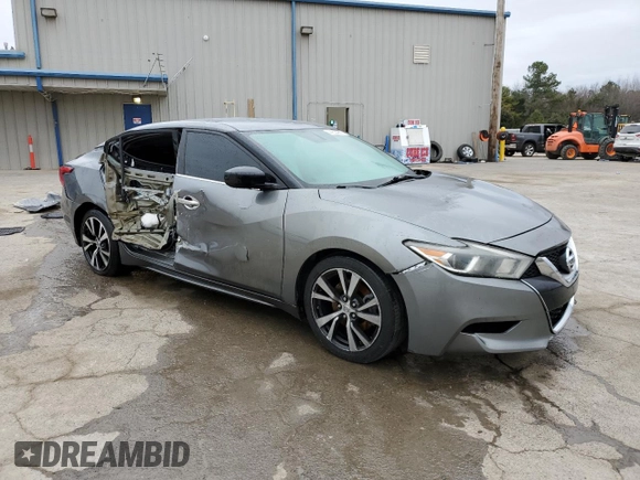 2017 Nissan Maxima SV with VIN 1N4AA6AP8HC399532, listed as a Copart auction lot 44634965 with 133,946 mi miles and Salvage Title. Bid and sale history available at carsss.com. Image 4.