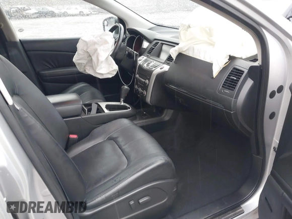 2010 Nissan Murano S with VIN JN8AZ1MU7AW005454, listed as a IAAI auction lot 42007220 with 132,475 mi miles. Bid and sale history available at carsss.com. Image 5.
