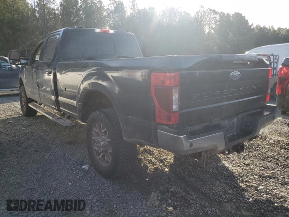 2022 Ford F-250 XL with VIN 1FT8W2BT8NEF20073, listed as a Copart auction lot 88483055 with 66,722 mi miles and Salvage title. Bid and sale history available at DreamBid. Image 2.