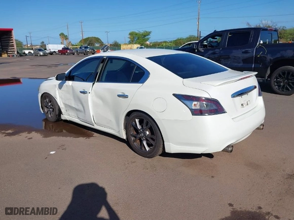 2014 Nissan Maxima 3.5 SV with VIN 1N4AA5AP7EC475084, listed as a IAAI auction lot 41624955 with 112,025 mi miles. Bid and sale history available at carsss.com. Image 3.