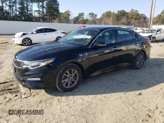 2020 Kia Optima LX with VIN 5XXGT4L37LG404161, listed as a Copart auction lot 46600795 with 57,425 mi miles and Salvage Title. Bid and sale history available at carsss.com. Image 1.