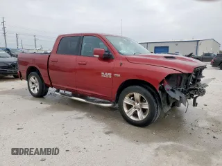 2014 Ram 1500 Sport z VIN 1C6RR6MTXES326735, wystawiony jako Copart lot #51507125 z przebiegiem 168 426 mil mil oraz Szkoda całkowita • Salvage title. Historia ofert i sprzedaży dostępna na DreamBid. Obrazek 4.