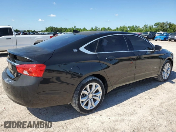 2017 Chevrolet Impala LT with VIN 1G1105S39HU128629, listed as a Copart auction lot 56636595 with 97,178 mi miles and Salvage Title. Bid and sale history available at DreamBid. Image 3.