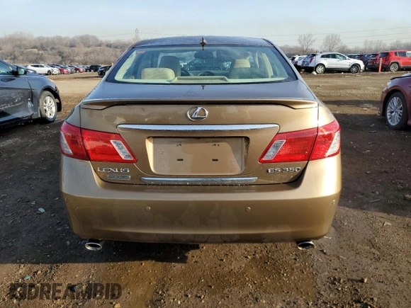 2007 Lexus ES 350 with VIN JTHBJ46G572073489, listed as a Copart auction lot 49692615 with 109,274 mi miles and Salvage Title. Bid and sale history available at carsss.com. Image 6.