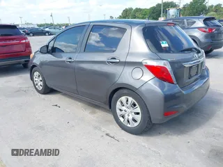 2012 Toyota Yaris L with VIN JTDKTUD38CD540219, listed as a IAAI auction lot 42091750 with 152,878 mi miles. Bid and sale history available at carsss.com. Image 3.