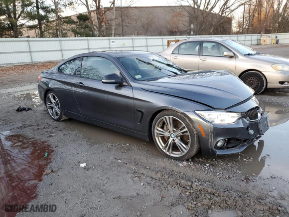 2015 BMW 4 Series 435i xDrive with VIN WBA3R5C59FK372311, listed as a Copart auction lot 78365794 with 84,989 mi miles and Salvage Title. Bid and sale history available at carsss.com. Image 4.