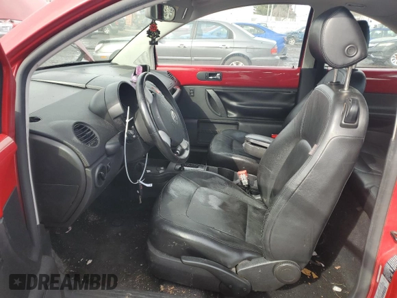 2006 Volkswagen Beetle with VIN 3VWSG31C76M407539, listed as a Copart auction lot 46348895 with 115,038 mi miles and Salvage Title. Bid and sale history available at DreamBid. Image 7.