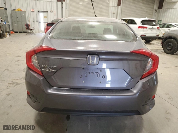 2017 Honda Civic Sedan LX with VIN 19XFC2F53HE081658, listed as a Copart auction lot 52955375 with 106,196 mi miles and Non Repairable. Bid and sale history available at carsss.com. Image 6.