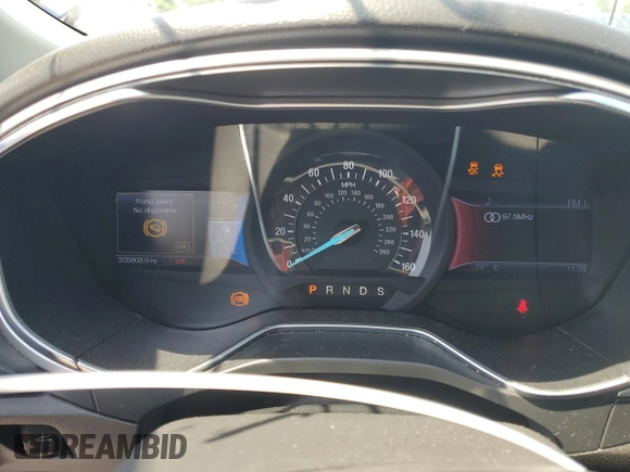 2013 Ford Fusion SE with VIN 3FA6P0HR5DR140436, listed as a Copart auction lot 60108515 with 205,808 mi miles and Salvage title. Bid and sale history available at DreamBid. Image 9.