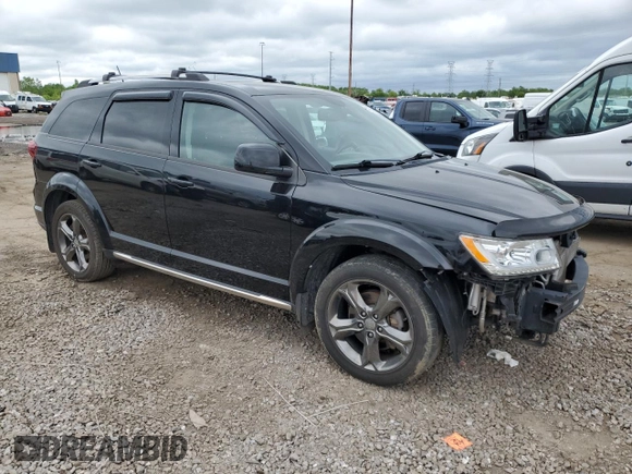 2014 Dodge Journey Crossroad z VIN 3C4PDDGG7ET278613, wystawiony jako Copart lot #57950305 z przebiegiem 111 666 mil mil oraz Czysty tytuł • Clean title. Historia ofert i sprzedaży dostępna na DreamBid. Obrazek 4.