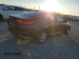 2015 Kia Optima LX with VIN 5XXGM4A79FG465938, listed as a Copart auction lot 86709094 with 113,337 mi miles and Salvage title. Bid and sale history available at DreamBid. Image 3.