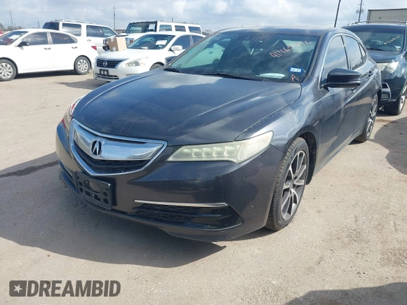 2015 Acura TLX V6 Tech with VIN 19UUB3F54FA000636, listed as a IAAI auction lot 41465496 with 139,263 mi miles. Bid and sale history available at carsss.com. Image 17.