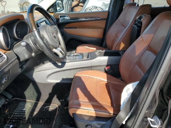 2013 Jeep Grand Cherokee Overland with VIN 1C4RJECT8DC556536, listed as a Copart auction lot 52758795 with 67,123 mi miles and Salvage Title. Bid and sale history available at carsss.com. Image 7.
