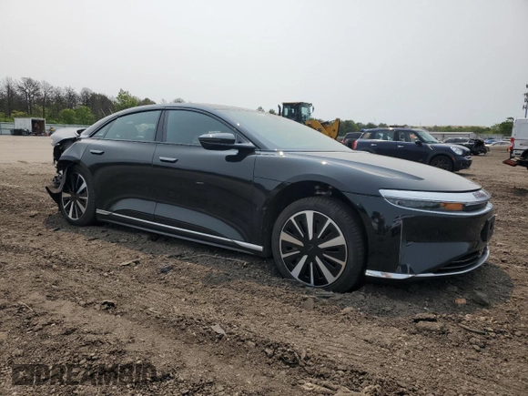 2023 Lucid Air Pure z VIN 50EA1PFA8PA008146, wystawiony jako Copart lot #59182745 z przebiegiem 23 861 mil mil oraz Szkoda całkowita • Salvage title. Historia ofert i sprzedaży dostępna na DreamBid. Obrazek 4.