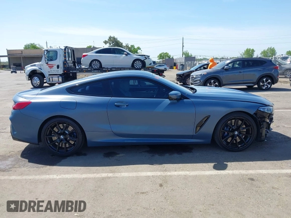 2019 BMW 8 Series M850i xDrive with VIN WBABC4C54KBU96620, listed as a IAAI auction lot 42035001 with 38,512 mi miles and . Bid and sale history available at DreamBid. Image 14.