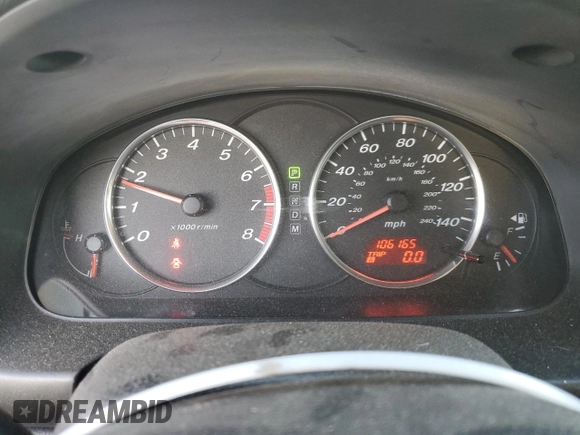 2007 Mazda 6 S Sport VE with VIN 1YVHP80D575M55871, listed as a Copart auction lot 84510974 with 106,165 mi miles and Salvage Title. Bid and sale history available at DreamBid. Image 9.