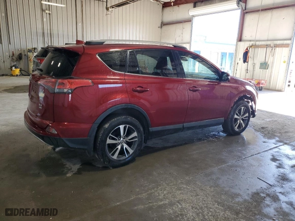 2018 Toyota RAV4 XLE with VIN 2T3RFREV6JW839243, listed as a Copart auction lot 48991585 with 90,239 mi miles and Salvage Title. Bid and sale history available at carsss.com. Image 3.