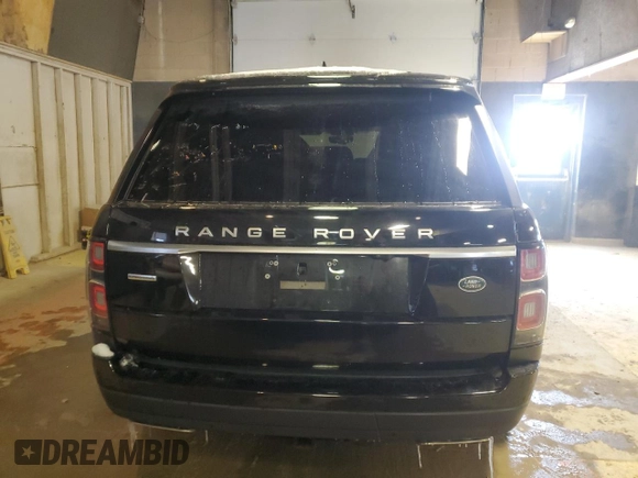 2018 Land Rover Range Rover with VIN SALGS2RE3JA392382, listed as a Copart auction lot 44739455 with 61,083 mi miles and Salvage title. Bid and sale history available at DreamBid. Image 6.