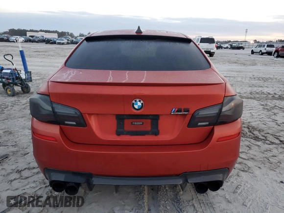 2014 BMW M5 with VIN WBSFV9C56ED097172, listed as a Copart auction lot 42428215 with 120,429 mi miles and Clean Title. Bid and sale history available at carsss.com. Image 6.