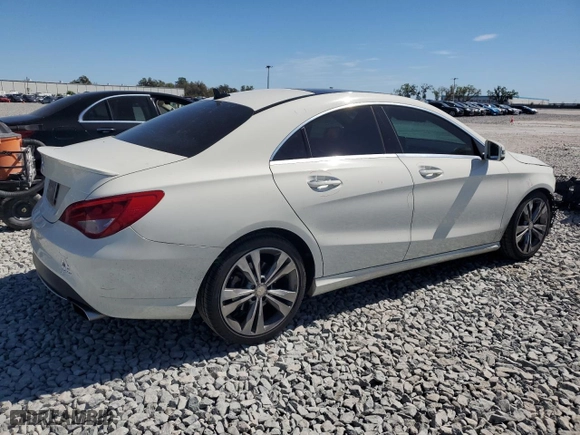 2016 Mercedes-Benz CLA with VIN WDDSJ4EB0GN288497, listed as a Copart auction lot 48035885 with 99,169 mi miles and Salvage Title. Bid and sale history available at carsss.com. Image 3.