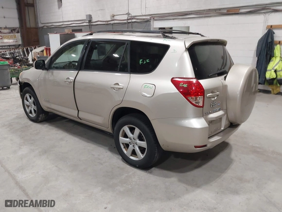 2008 Toyota RAV4 Ltd with VIN JTMBD31V086072673, listed as a IAAI auction lot 41891194 with 134,360 mi miles. Bid and sale history available at carsss.com. Image 3.