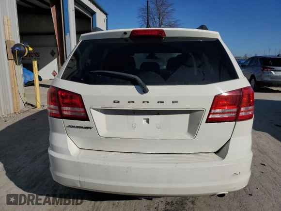2018 Dodge Journey SE with VIN 3C4PDCABXJT277179, listed as a Copart auction lot 46536635 with 136,889 mi miles and Salvage Title. Bid and sale history available at carsss.com. Image 6.