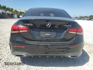 2020 Mercedes-Benz A 220 with VIN W1K3G4FB3LJ237580, listed as a Copart auction lot 47146925 with 84,987 mi miles and Salvage Title. Bid and sale history available at DreamBid. Image 6.