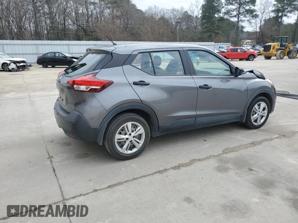 2020 Nissan Kicks S with VIN 3N1CP5BV3LL544243, listed as a Copart auction lot 44253975 with 104,083 mi miles and Salvage Title. Bid and sale history available at carsss.com. Image 3.