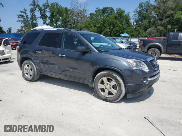 2011 GMC Acadia SLE with VIN 1GKKRPED1BJ270522, listed as a Copart auction lot 54728465 with 242,776 mi miles and Salvage Title. Bid and sale history available at carsss.com. Image 4.