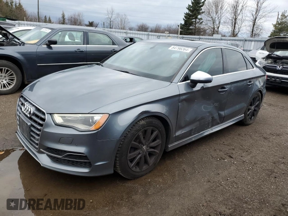 2015 Audi S3 2.0T Prestige with VIN WAUFFRFF3F1049296, listed as a Copart auction lot 84798264 with 219,337 mi miles and Clean Title. Bid and sale history available at carsss.com. Image 1.