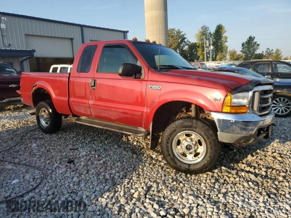 2001 Ford Super Duty F-250 XL with VIN 1FTNX21S01EC46290, listed as a Copart auction lot 71470684 with 124,897 mi miles and Clean Title. Bid and sale history available at carsss.com. Image 4.