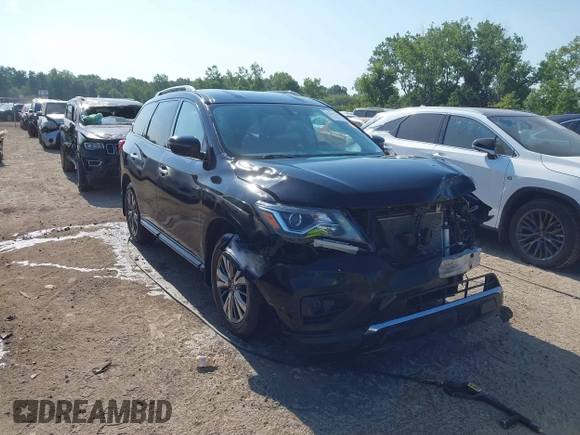2019 Nissan Pathfinder S with VIN 5N1DR2MM1KC641946, listed as a IAAI auction lot 42591605 with 86,654 mi miles and . Bid and sale history available at DreamBid. Image 1.