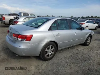 2006 Hyundai Sonata GLS with VIN 5NPEU46F26H065327, listed as a Copart auction lot 53082745 with 142,513 mi miles and Salvage Title. Bid and sale history available at DreamBid. Image 3.
