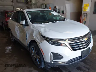 2022 Chevrolet Equinox Premier z VIN 3GNAXNEV7NS223256, wystawiony jako IAAI lot #41559008 z przebiegiem 14 986 mil mil oraz . Historia ofert i sprzedaży dostępna na DreamBid. Obrazek 1.