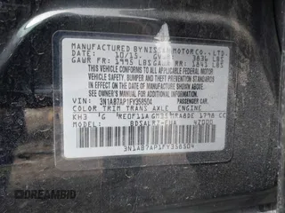 2015 Nissan Sentra SV with VIN 3N1AB7AP1FY358504, listed as a IAAI auction lot 42036410 with 145,072 mi miles and . Bid and sale history available at DreamBid. Image 9.