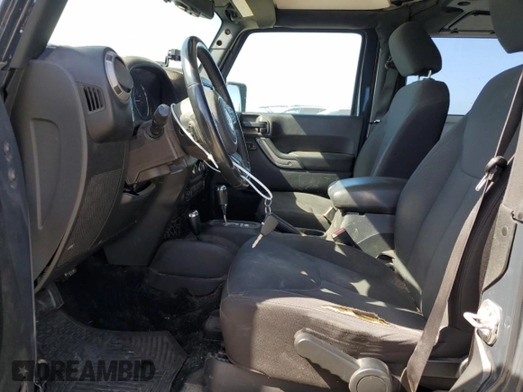 2017 Jeep Wrangler Willys Wheeler with VIN 1C4AJWAG6HL502148, listed as a Copart auction lot 56337435 with 183,552 mi miles and Clean title. Bid and sale history available at DreamBid. Image 7.