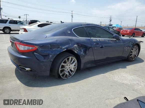 2011 Maserati GranTurismo S with VIN ZAM45KLA2B0059519, listed as a Copart auction lot 55537315 with 49,251 mi miles and Clean title. Bid and sale history available at DreamBid. Image 3.