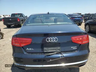 2014 Audi A8 4.0T with VIN WAUR2AFD6EN002571, listed as a Copart auction lot 52285445 with 164,521 mi miles and Clean Title. Bid and sale history available at DreamBid. Image 7.