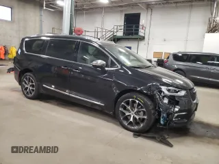 2021 Chrysler Pacifica Limited z VIN 2C4RC3GG1MR595214, wystawiony jako Copart lot #84169164 z przebiegiem 30 737 mil mil oraz Szkoda całkowita • Salvage title. Historia ofert i sprzedaży dostępna na DreamBid. Obrazek 4.