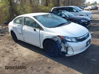 2012 Honda Civic Sdn LX with VIN 19XFB2F58CE375049, listed as a IAAI auction lot 42057936 with 108,827 mi miles. Bid and sale history available at carsss.com. Image 1.