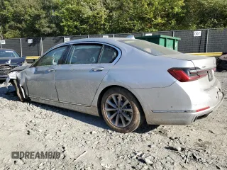 2020 BMW 7 Series 750i xDrive with VIN WBA7U2C02LCD65874, listed as a Copart auction lot 75076944 with 64,439 mi miles and Salvage Title. Bid and sale history available at carsss.com. Image 2.