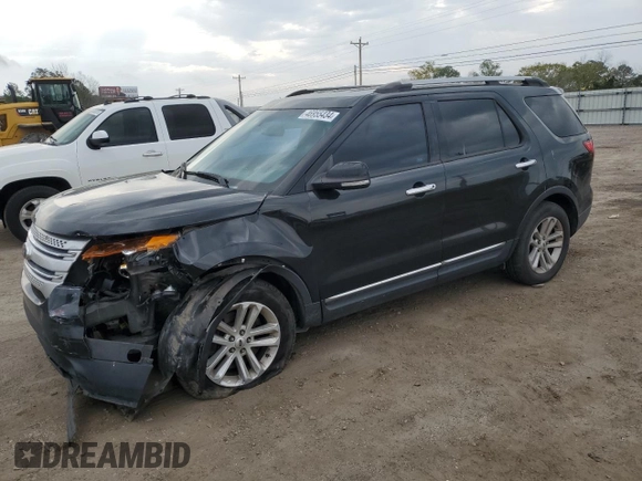 2014 Ford Explorer XLT with VIN 1FM5K7D84EGA07505, listed as a Copart auction lot 46955434 with 162,742 mi miles and Salvage Title. Bid and sale history available at DreamBid. Image 1.