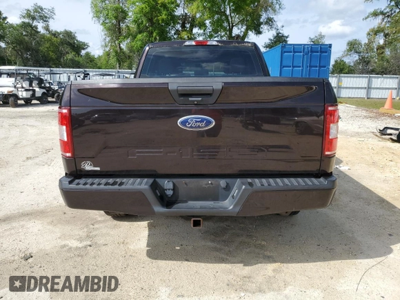 2018 Ford F-150 XL with VIN 1FTEX1CB0JFB12963, listed as a Copart auction lot 51076365 with 107,086 mi miles and Salvage Title. Bid and sale history available at carsss.com. Image 6.