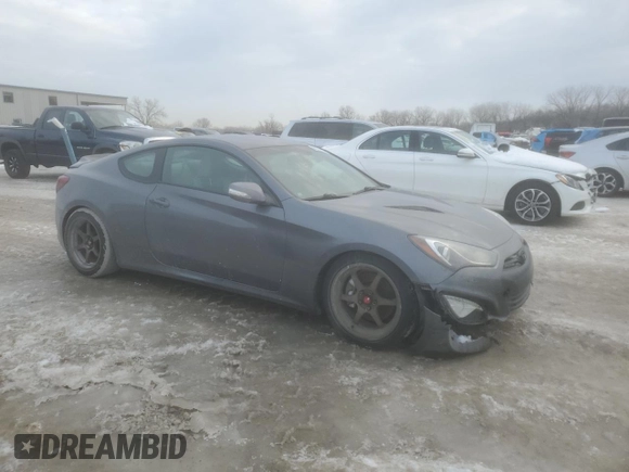 2016 Hyundai Genesis Coupe 3.8L Base with VIN KMHHT6KJ3GU134244, listed as a Copart auction lot 88579165 with 89,056 mi miles and Salvage title. Bid and sale history available at DreamBid. Image 4.