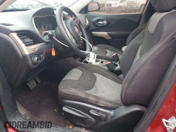 2017 Jeep Cherokee Sport with VIN 1C4PJLAB5HW663408, listed as a Copart auction lot 78621564 with 63,528 mi miles and Salvage title. Bid and sale history available at DreamBid. Image 7.
