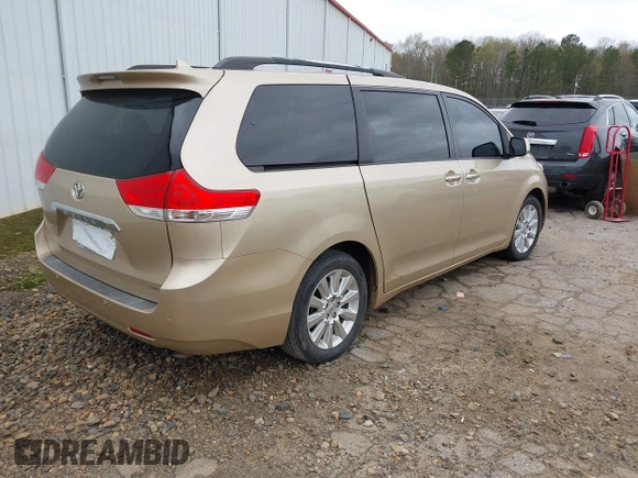 2011 Toyota Sienna XLE AAS with VIN 5TDYK3DC3BS100192, listed as a IAAI auction lot 41874537 with 190,631 mi miles and . Bid and sale history available at DreamBid. Image 4.
