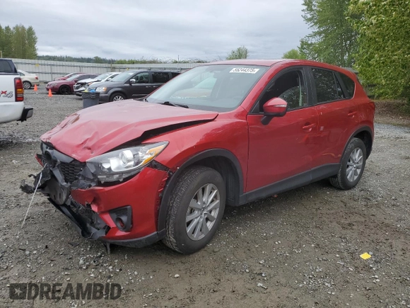 2015 Mazda CX-5 Touring with VIN JM3KE4CY2F0532871, listed as a Copart auction lot 55244375 with Not Provided miles and Salvage Title. Bid and sale history available at carsss.com. Image 1.