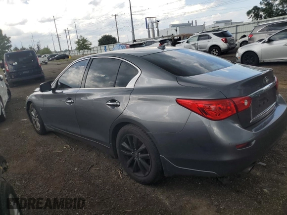 2017 Infiniti Q50 Premium with VIN JN1EV7AP6HM731468, listed as a Copart auction lot 61979495 with 118,166 mi miles and Clean title. Bid and sale history available at DreamBid. Image 2.