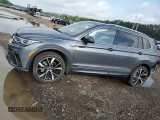 2024 Volkswagen Tiguan SEL R-Line с VIN 3VV4B7AX4RM079457, выставлен на аукционе Copart как лот 54338975 с пробегом 10 540 миль миль и Списание • Salvage title. История ставок и продаж доступна на DreamBid. Изображение 1.